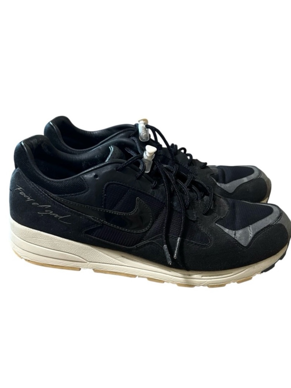 NIKE Men 11.5 Air‎ Skylon 2 Fear Of God Black Sail Sneakers
BQ2752-001.